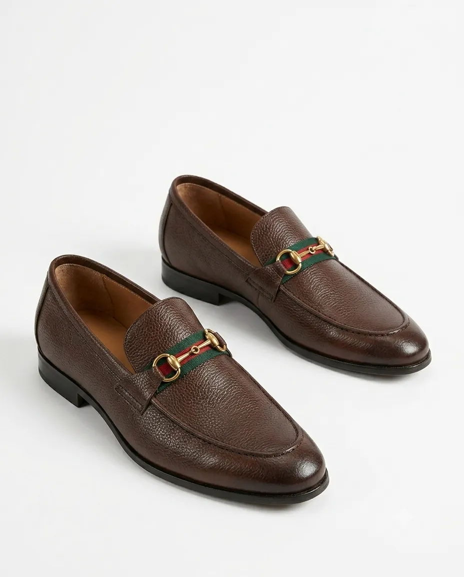 Classic Brown Horsebit Loafers | Pelle Sole — alternate view